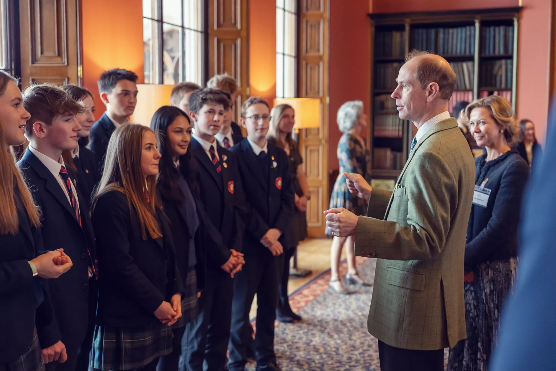 Berkhamsted Pupils meet His Royal Highness, The Duke of Edinburgh