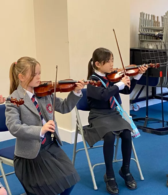 Year 4 discover their individual talents at Music Carousel